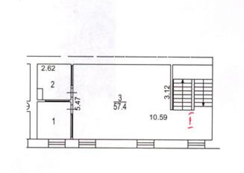 Торговая площадь в жилом доме на Ленинском проспекте