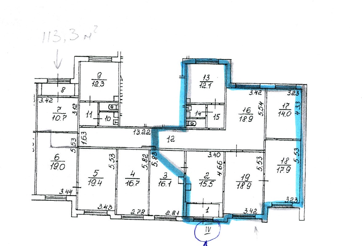 Помещение в жилом доме на улице Одесская
