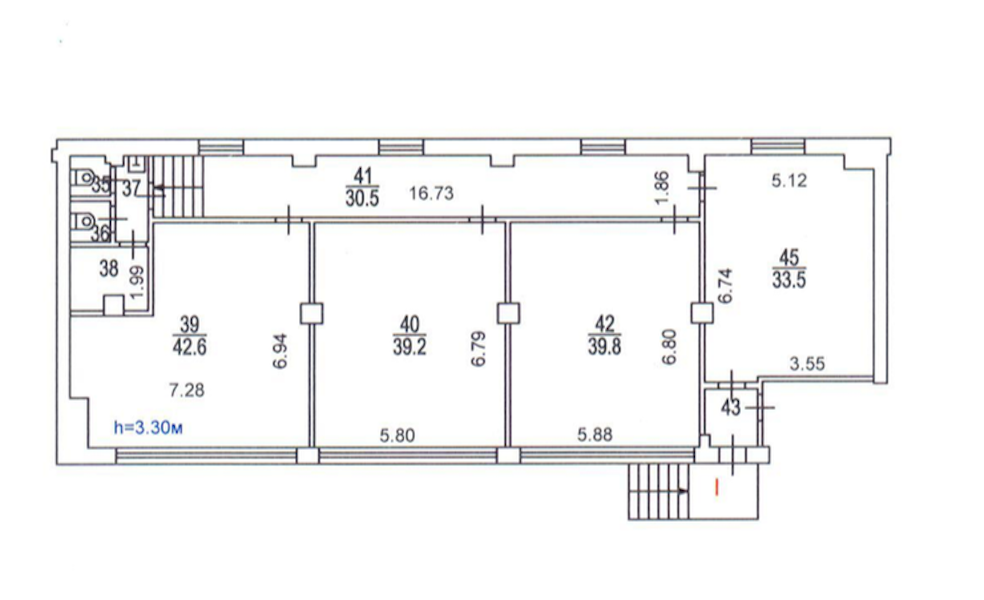 Офис в бизнес центре на 2-й Магистральной улице