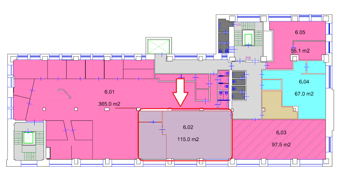 Офис в торговом центре Добрынинский