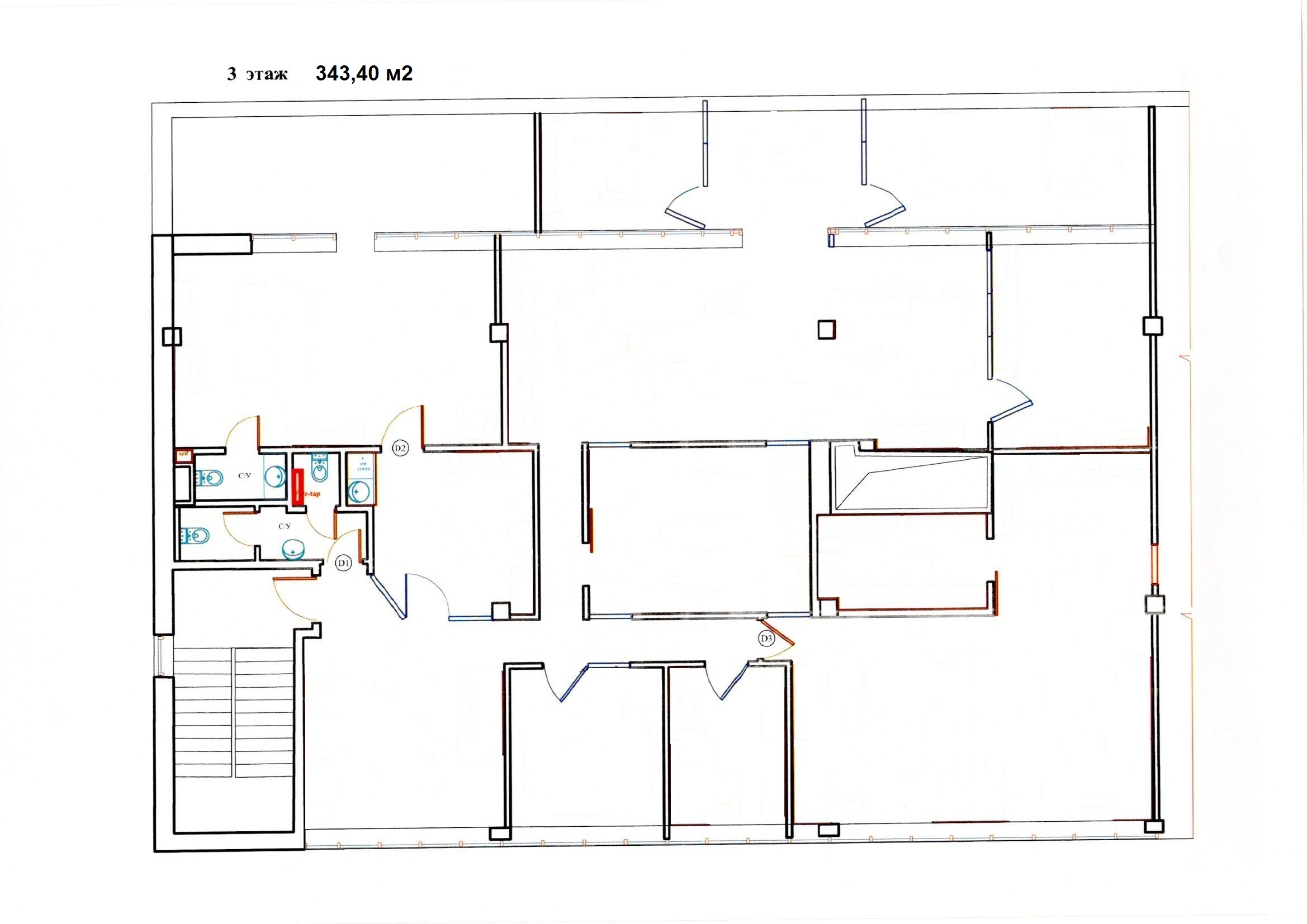Офис в бизнес центре на улице 3-я Фрунзенская