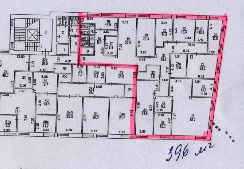 Офис в административном здании на Шлюзовой набережной