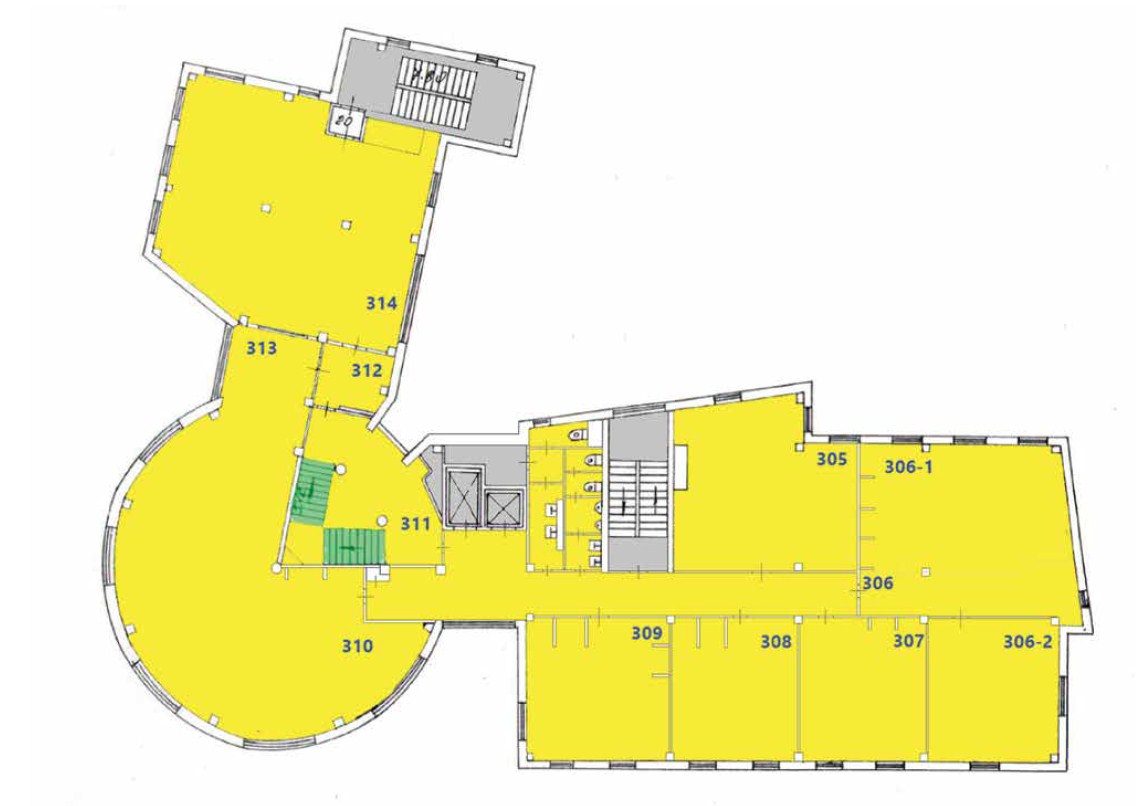Офис в бизнес центре на улице Пришвина