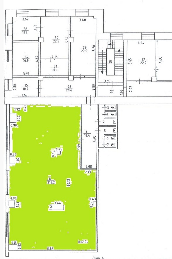 Офис в административном здании на улице 2-ая Кабельная